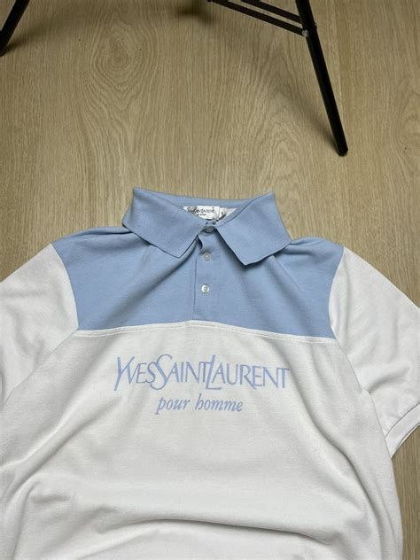 ysl vintage polo|ysl graphic tees.